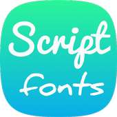 Script Fonts untuk FlipFont