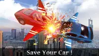 Flying Sports Car 2020 : Free Game Screen Shot 0