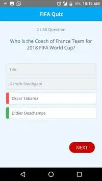 FIFA World Cup 2018 Quiz - QuizBuzz Screen Shot 2