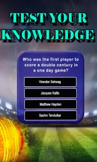 Cricket Trivia League Pro Quiz Screen Shot 2