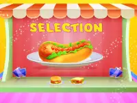 attività di fast food maker: burger cooking cafe Screen Shot 1