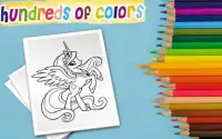 Pony coloring pages Screen Shot 3