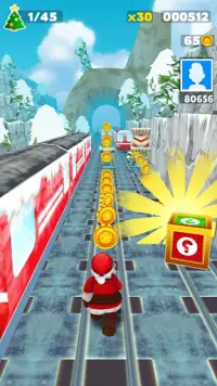 Santa Rail Rush Challenge Screen Shot 3
