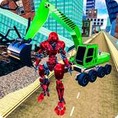 Rescue Robots Excavator Crane - City Survival Sim