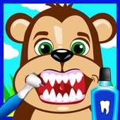 बंदर दंत चिकित्सक का खेल