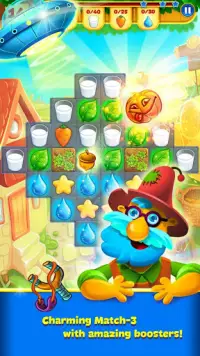 Farm Charm - Match 3 Blast King Games Screen Shot 2