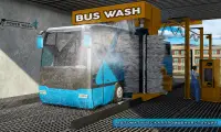Городской автобус Мойка Бензоколонка Стоянка Игры Screen Shot 0