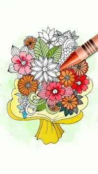 Flowers Coloring Books Screen Shot 5