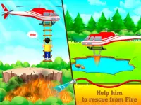 消防車消防士ゲーム：子供のための救助ゲーム Screen Shot 5