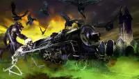 Mati Train Simulator Mengemudi: Zombie Permainan Screen Shot 1