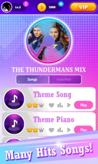 The Thundermans Piano Game Screen Shot 0