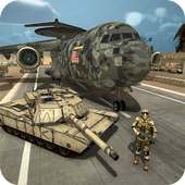 US Army Transport - Army Cargo Plane & Tanks