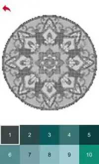 Mandala Art Color by Number - Pixel Art Game Screen Shot 6