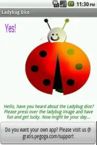 Ladybug Dice Screen Shot 3