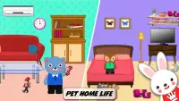 내 애완 동물 타운 라이프: 집에서 동물 놀이를 하는 척 Screen Shot 3
