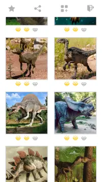 Teka-teki dinosaurus: game mosaik pintar gratis Screen Shot 1