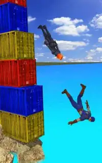 Superhero Flip Diving 3D Free Screen Shot 1