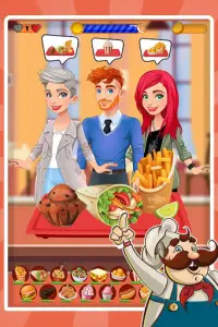 Fast Food Cooking Restaurant Game Screen Shot 2