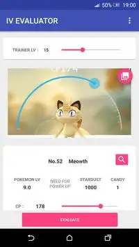 IV Evaluator for Pokémon GO Screen Shot 3