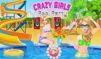 पागल लड़कियों के खेल पूल Screen Shot 6