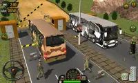 conduite d'autobus de l'armée-équipe de militaires Screen Shot 0