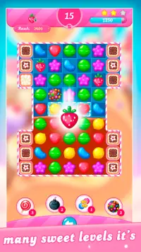 Match 3 Candy Land: Free Sweet Puzzle Game Screen Shot 2