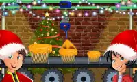 Cooking Christmas Cake Factory Screen Shot 4