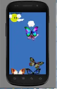 Butterfly capture game Screen Shot 0