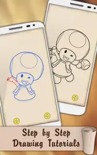 Easy Draw Mario Runner Screen Shot 1