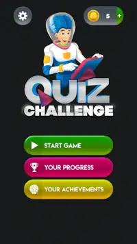 Quiz Challenge. Trivia puzzle Screen Shot 0