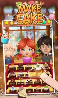 ケーキメーカーストーリー - キャンディケーキ料理ゲーム Screen Shot 1