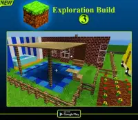 New Exploration Base 3 - Block Craft Building Screen Shot 1