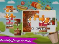 खाद्य सीखना बच्चों के आरा खेल Screen Shot 8