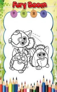 How to color The Furby Bubble Boom Screen Shot 0