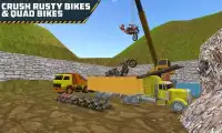Bike Crusher Crane Simulator Screen Shot 2