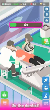 Idle Dentist! Doctor Simulator Games, Run Hospital Screen Shot 0