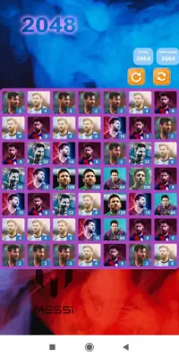 2048 Lionel Messi Game Kpop -  Screen Shot 10