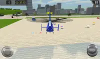 Город вертолетную Sim 3D Screen Shot 13