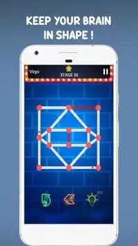 ONE LINE GLOW - Stroke Puzzle Game Screen Shot 4