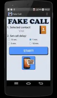 Fake SMS & call Screen Shot 1