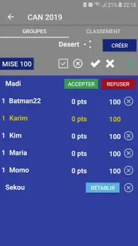 CAN 2019 - Compétition de pronostics Screen Shot 2