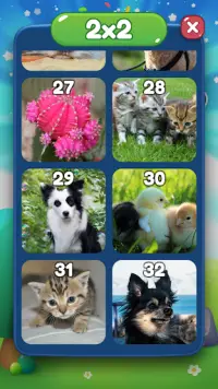 SlideLite - 슬라이드 퍼즐 :  개, 고양이, 선인장, 나비 사진 Screen Shot 7