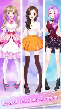 Anime Girl Fashion Makeup Screen Shot 2