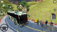 Military Bus: Army Bus Games Screen Shot 1