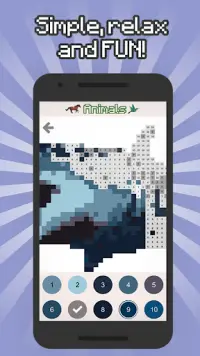 Animals Color by Number - Animals pixel art Screen Shot 1