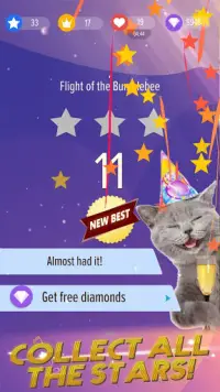 Astrocat Singers [Singing cat rhythm game and app] Screen Shot 2