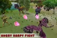 डरावना Harpy 3D जंगल सिम Screen Shot 5