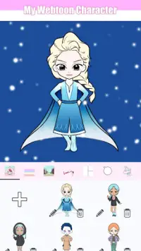 My Webtoon Character - K-pop IDOL avatar maker Screen Shot 2
