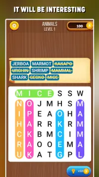 Word Search Free - Find & Link Puzzle Game Screen Shot 3