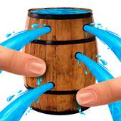 Twist finger. barrel of water